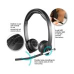 Diamema Logitech H820e USB inalambrica Compatible Suspensión Ruido Corporativo