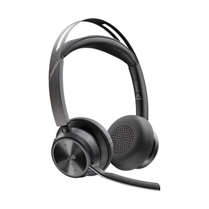 Poly Voyager Focus 2 Microsoft Teams Certified USB-C-C Headset +USB-C/A Adapter +Charging Stand No localization