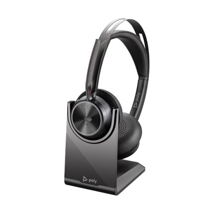 Poly Voyager Focus 2 Microsoft Teams Certified USB-C-C Headset +USB-C/A Adapter +Charging Stand No localization