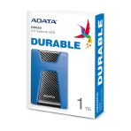 Disco duro externo ADATA Antigolpes HD650 1TB Azul