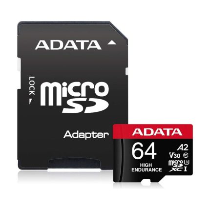 Memoria micro SD ADATA DXC SDHC UHS Alta resistencia V30 64GB
