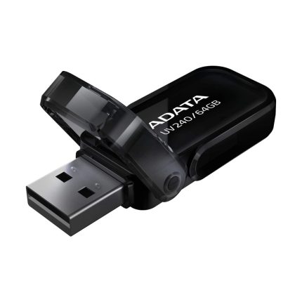Memoria USB ADATA 2.0 UV240 Ecualizable 64GB Negra