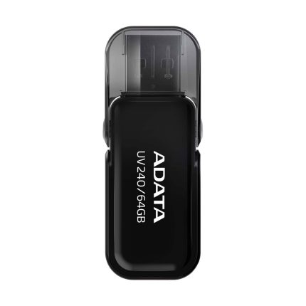 Memoria USB ADATA 2.0 UV240 Ecualizable 64GB Negra
