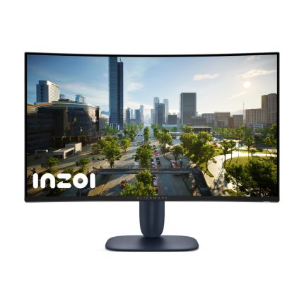 Monitor Alienware AW3225DM de 31.5" QHD curvo (1500R) con panel VA, frecuencia de actualización de 180Hz, tiempo de respuesta de hasta 1 ms, tecnología AMD FreeSync Premium, HDR400, conectividad DisplayPort y HDMI 2.1