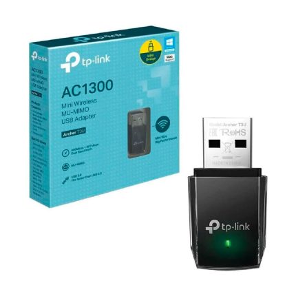 Adaptador de Red WiFi TPLINK USB Dual Band AC1300
