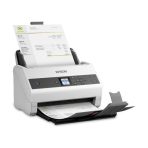 Escáner Epson WorkForce DS-870 vertical/Pantalla LCD/velocidad: 300dpi 65 ppm/130 ipm (Dúplex) /ADF hasta 80 paginas/ciclo diario hasta 7,000 paginas/USB3