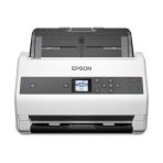Escáner Epson WorkForce DS-870 vertical/Pantalla LCD/velocidad: 300dpi 65 ppm/130 ipm (Dúplex) /ADF hasta 80 paginas/ciclo diario hasta 7,000 paginas/USB3