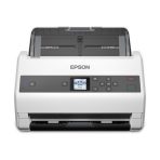 Escáner Epson WorkForce DS-870 vertical/Pantalla LCD/velocidad: 300dpi 65 ppm/130 ipm (Dúplex) /ADF hasta 80 paginas/ciclo diario hasta 7,000 paginas/USB3