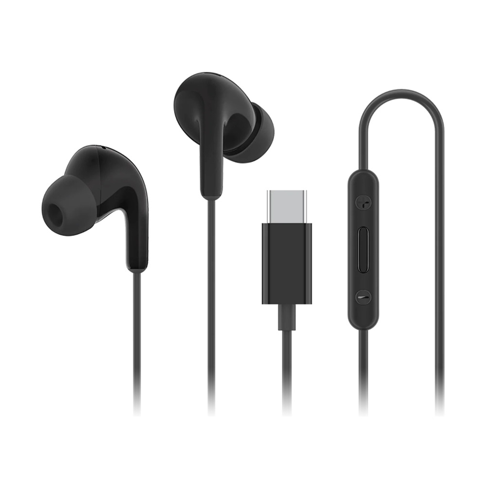 Audifonos Xiaomi Alambricos Type-C Negros Audifonos Xiaomi Alambricos Type-C Negros