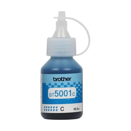 Botella de Tinta Brother BT5001C Cian de 48.8 ml