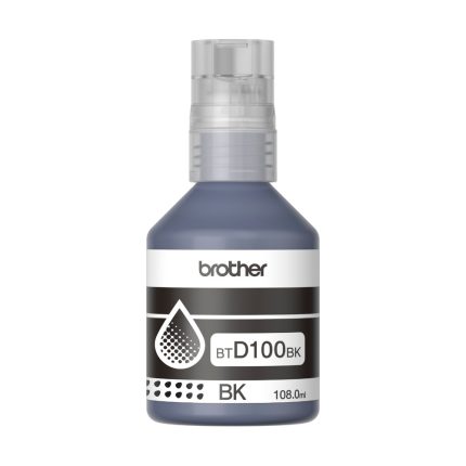 Botella de Tinta Brother BTD100BK Negra de 108 ml