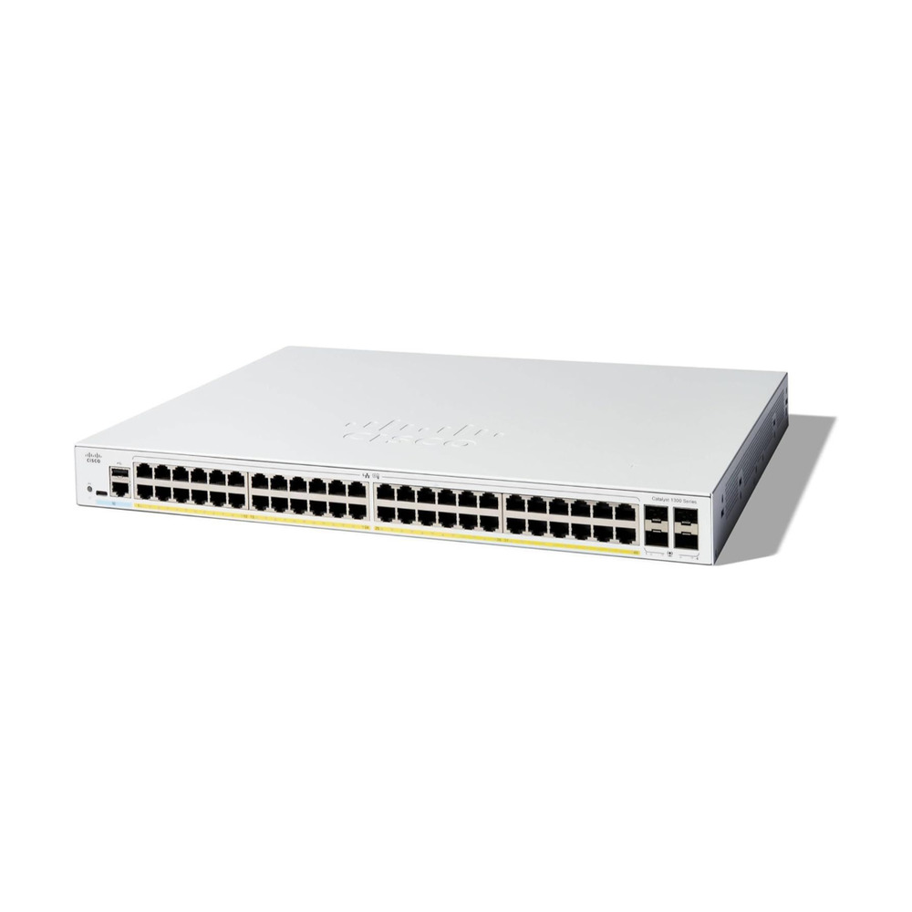 Catalyst 1300 48-port GE, PoE, 4x1G SFP Catalyst 1300 48-port GE, PoE, 4x1G SFP