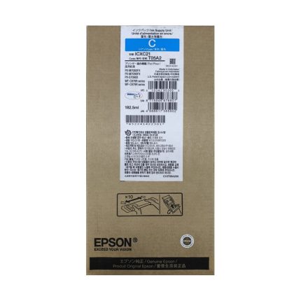 Bolsa de Tinta Epson Cyan T05A200 para WorkForce Pro C878RBolsa de Tinta Epson Cyan T05A200 para WorkForce Pro C878R (Alta Capacidad) (20.000 páginas)