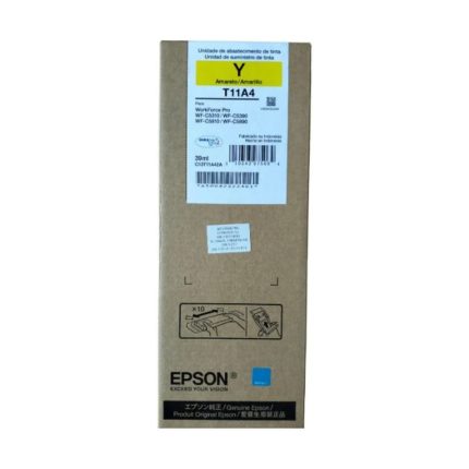 Bolsa de Tinta Epson Yellow T11A420-AL para WorkForce WF C5390/WF C5890 (5.000 páginas)