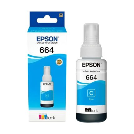 Botella de Tinta Epson T664220 Cian