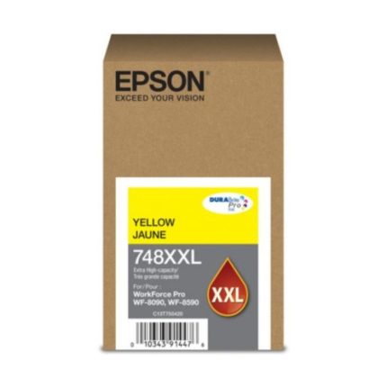 Cartucho de Tinta Epson Yellow T748XXL420-AL para WorkForce WF-6090 o WF-6590