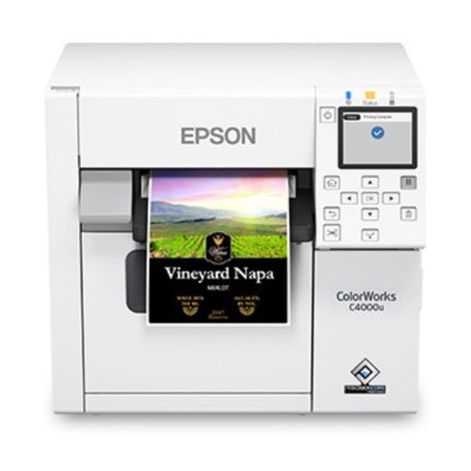 ColorWorks CW-C4000 - Impresora Para Etiquetas a Color, Interfaz: Usb, Ethernet, Tecnología Tecnología Inkjet Durabrite, Precision Core, Ancho papel 4", Lenguaje ZPLII (simulación). Garantía Limitada: 1 año de en Centro de servicio