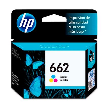 Cartucho HP 662 Tricolor Deskjet Ink Advantage