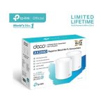 Sistema Wi-Fi Mesh Tp-link AX3000 Dual band Wi-Fi 6 2 unidades