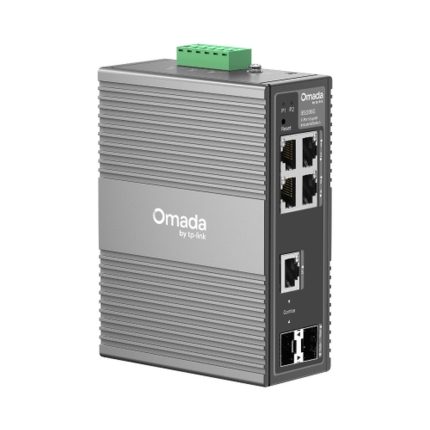 Switch Tplink Omada Industrial Gigabit 6 puertos PoE+ administrable con 2 puerto SFP