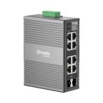 Switch Tplink Omada Industrial Gigabit 8 puertos PoE+ administrable con 2 puerto SFP