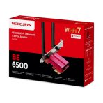 Tarjeta Wi-Fi PCIe Mercusys BE6500 Wi-Fi 7 Bluetooth