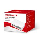 Switch Mercusys 5 puertos No adminstrable 10/100Mbps de escritorio