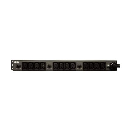 PDU Monofásico 30A 208/240V, 1U Rack, 20 NEMA(4 C19, 4 C13 frontal - 12 C13 posterior), Carcasa reve