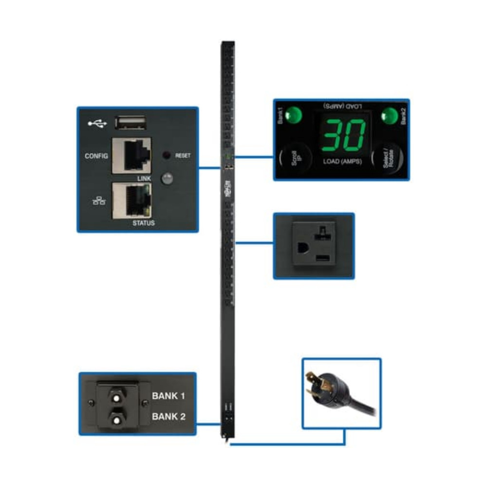 Unidad de distribucion PDU Eaton monofásico 2.9kW Unidad de distribucion PDU Eaton monofásico 2.9kW