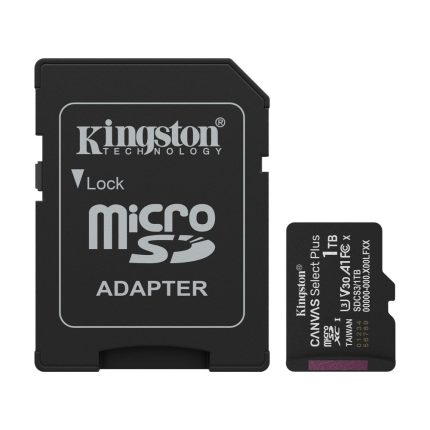 Memoria Micro SD Kingston 1TB Canvas Select Plus Gen3 150MB