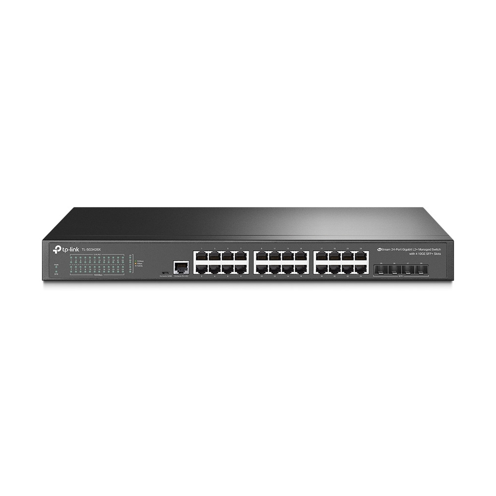 Switch Tp-link SG3428X Gigabit Administrable JetStream 24 puertos Switch Tp-link SG3428X Gigabit Administrable JetStream 24 puertos