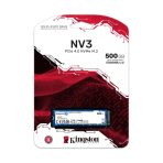 Unidad de estado solido SSD kingston SNV3S PCIe NVMe 500GB