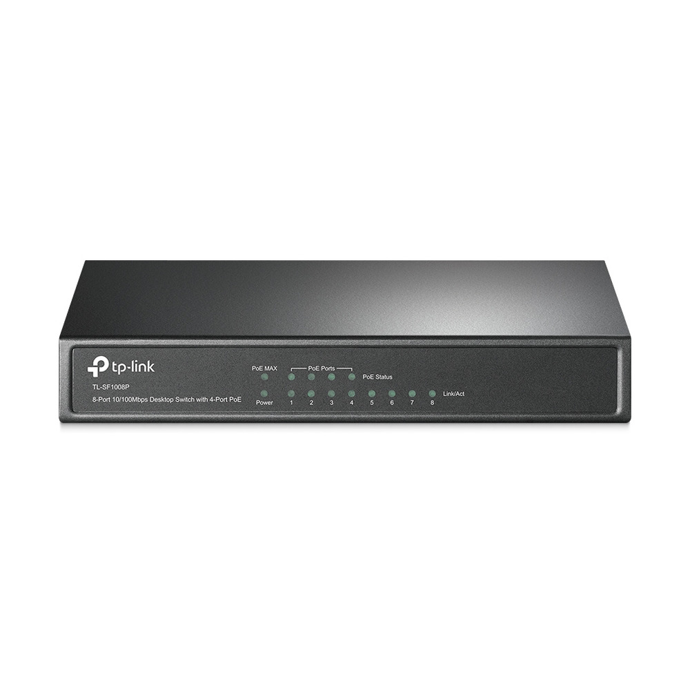 Switch Tp-link TL-SF1008P de escritorio No administrable 8 puertos PoE Switch Tp-link TL-SF1008P de escritorio No administrable 8 puertos PoE