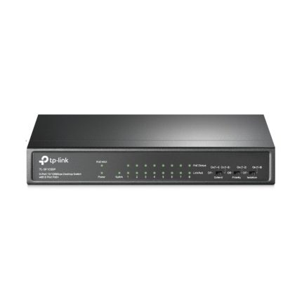 Switch Tplink TL-SF1009P 9 puertos PoE no administrable patra escritorio