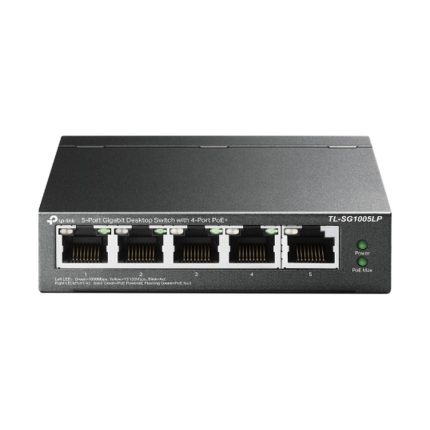 Switch Tplink TL-SG1005LP 5 Puertos PoE no administrable para escritorio