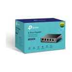 Switch TP-Link de 5 puertos G (4 puertos PoE+)