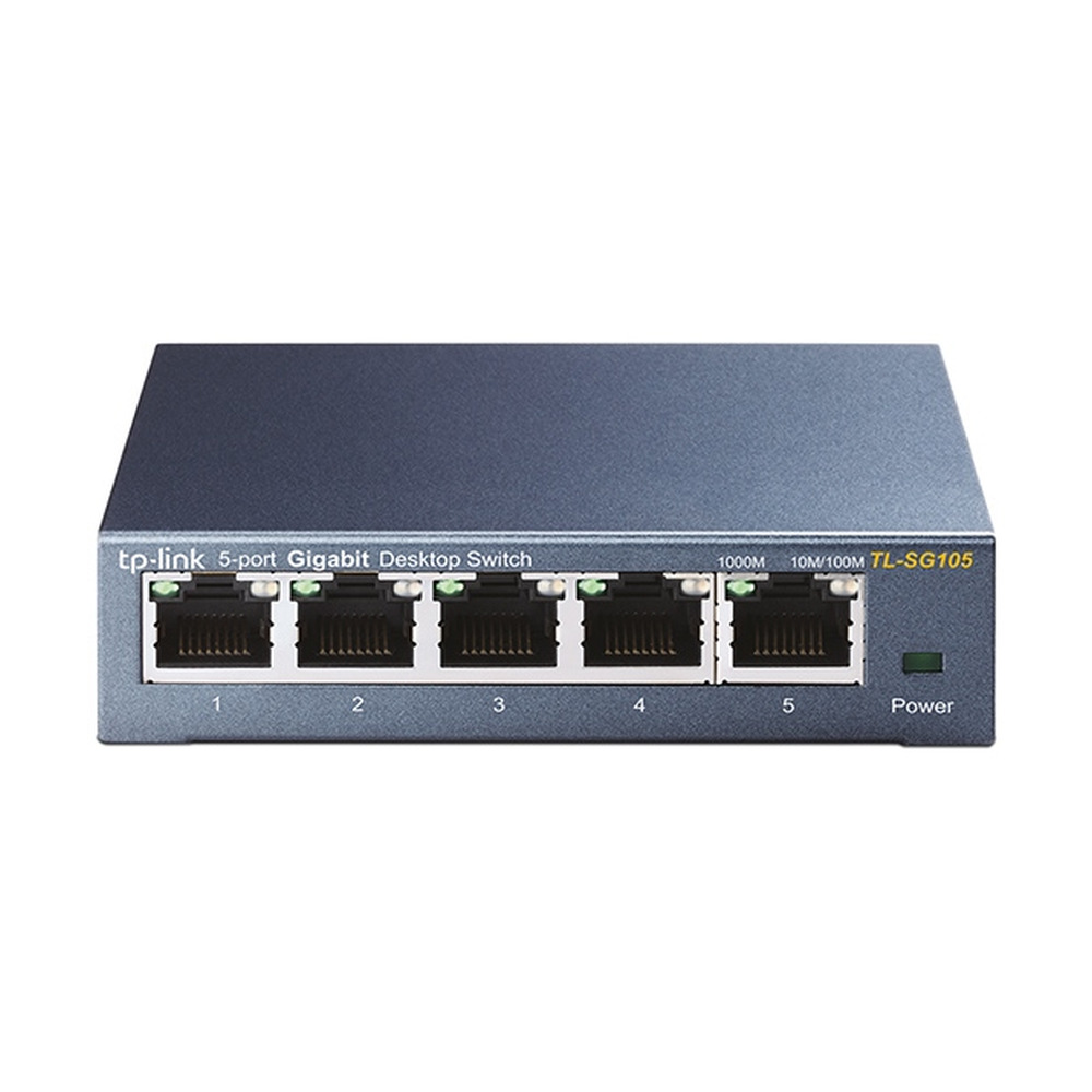 Switch Tplink TL-SG105 Gigabit 5 Puertos de Escritorio Switch Tplink TL-SG105 Gigabit 5 Puertos de Escritorio