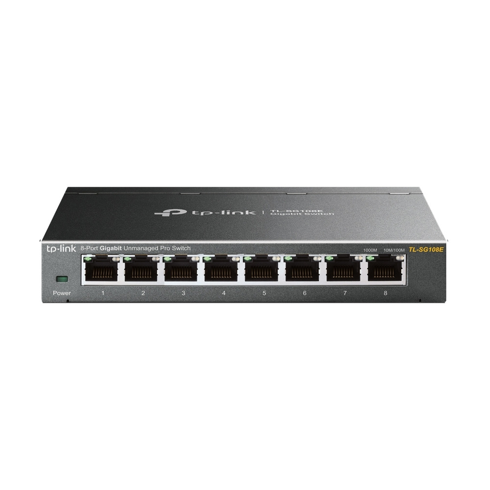 Switch Tp-link TL-SG108E Gigabit de escritorio No administrable 8 puertos Switch Tp-link TL-SG108E Gigabit de escritorio No administrable 8 puertos