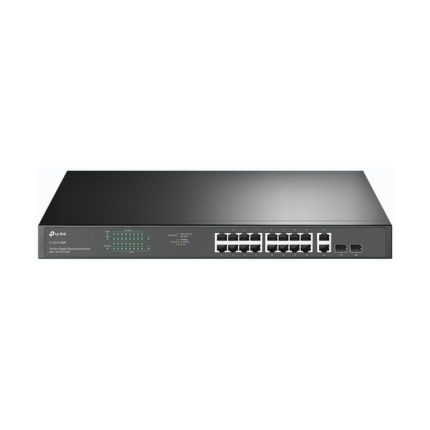 Switch Tplink TL-SG1218MP Gigabit 18 puertos no administrable PoE montaje en rack 2 ranuras SFP