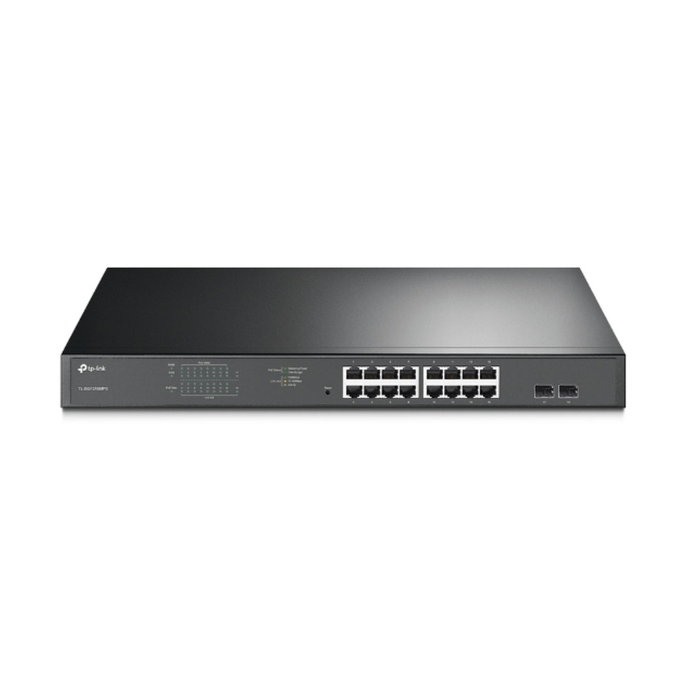 Switch Tplink TL-SG1218MPE 16 puertos no administrable PoE+ 2 ranuras SFP Switch Tplink TL-SG1218MPE 16 puertos no administrable PoE+ 2 ranuras SFP