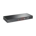 Switch Tplink TL-SL1218P Gigabit 16 puertos no administrable PoE+ montaje en rack