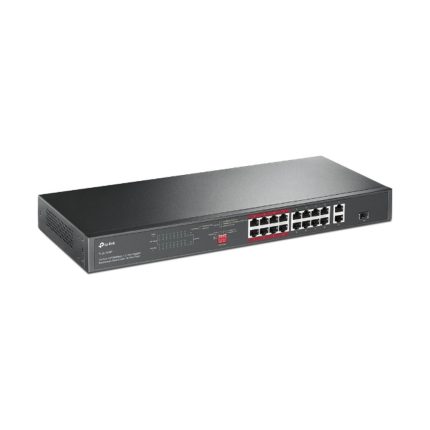 Switch Tplink TL-SL1218P Gigabit 16 puertos no administrable PoE+ montaje en rack