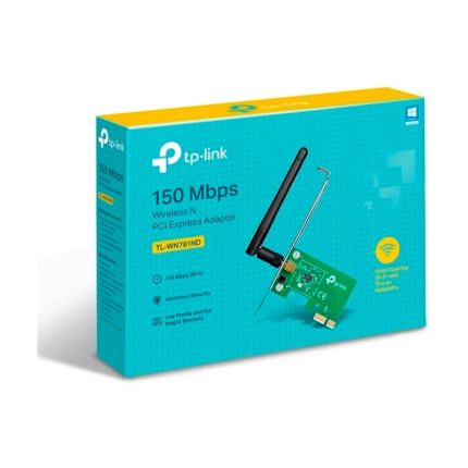 Adaptador de Red WiFi TPLINK PCIe 150Mbps 1 Antena