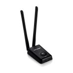 Adaptador de Red WiFi TPLINK USB Alta Ganancia 300Mbps Antenas externas