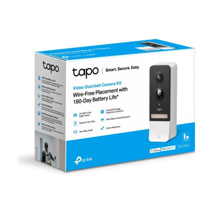 Kit Videoportero TP-Link Tapo D230S1 con Cámara de 5 MP y Batería