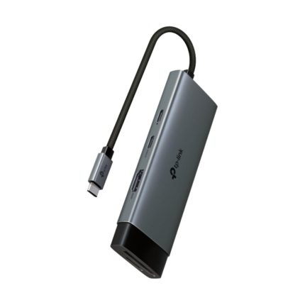 Hub TPLINK USB Type C 7 Puertos HDM, Ranuras para SD, microSD y Carga Rápida